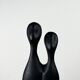 Postmodern metal sculpture Two Become One by Louise Hederström for Ikea, 1990s.