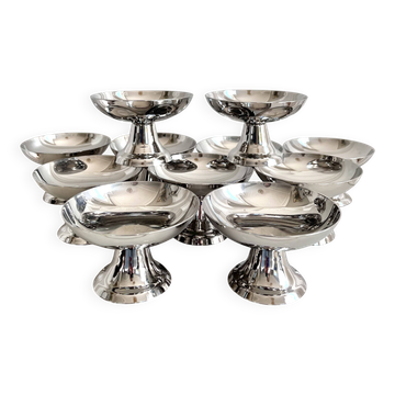 10 coupes inox vintage