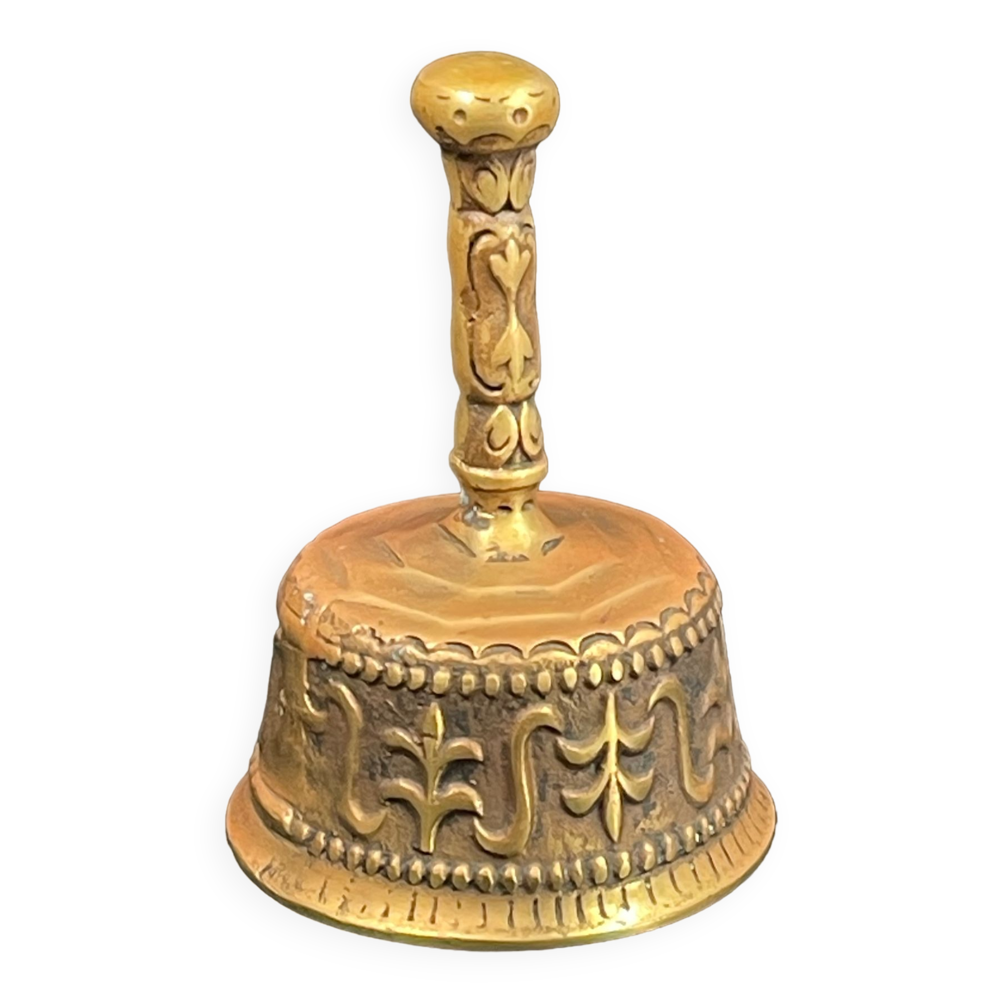 Table bell in solid bronze