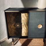 Bar vintage sur roulettes