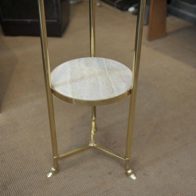 Copper and marble console