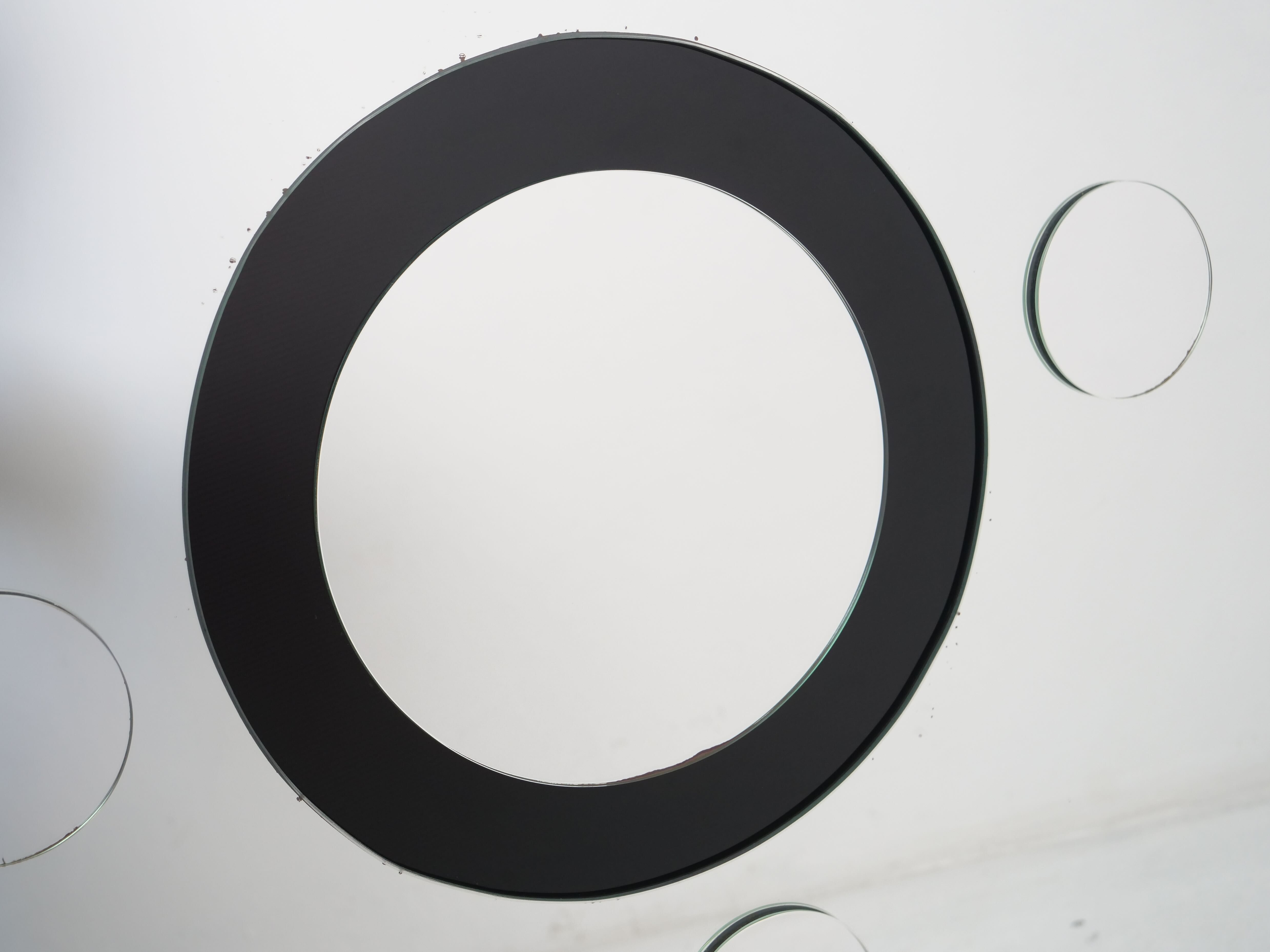 large decorative relief mirror 1980