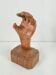 Brutalist Arts and Crafts Sculpture Wooden Hand, 1950s