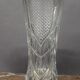 Grand vase en cristal taillé Cristal d'Arques 1950
