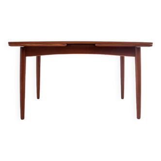 Table en teck, Danemark, années 1960.