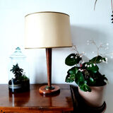 Art deco wooden liner lamp