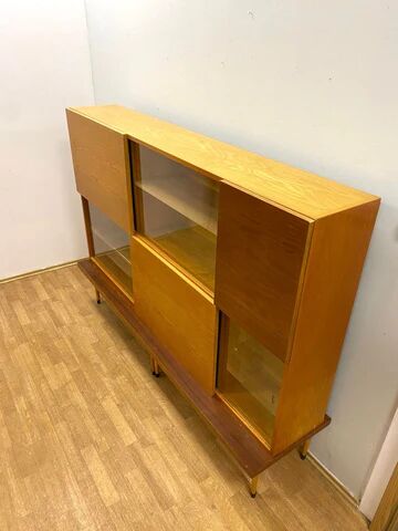 Retro cabinet / bookcase, Brussels style, 1960s