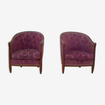 Pair of armchairs Bergères ART DECO