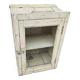 Antique Art Deco wall display cabinet in Burmese teak.