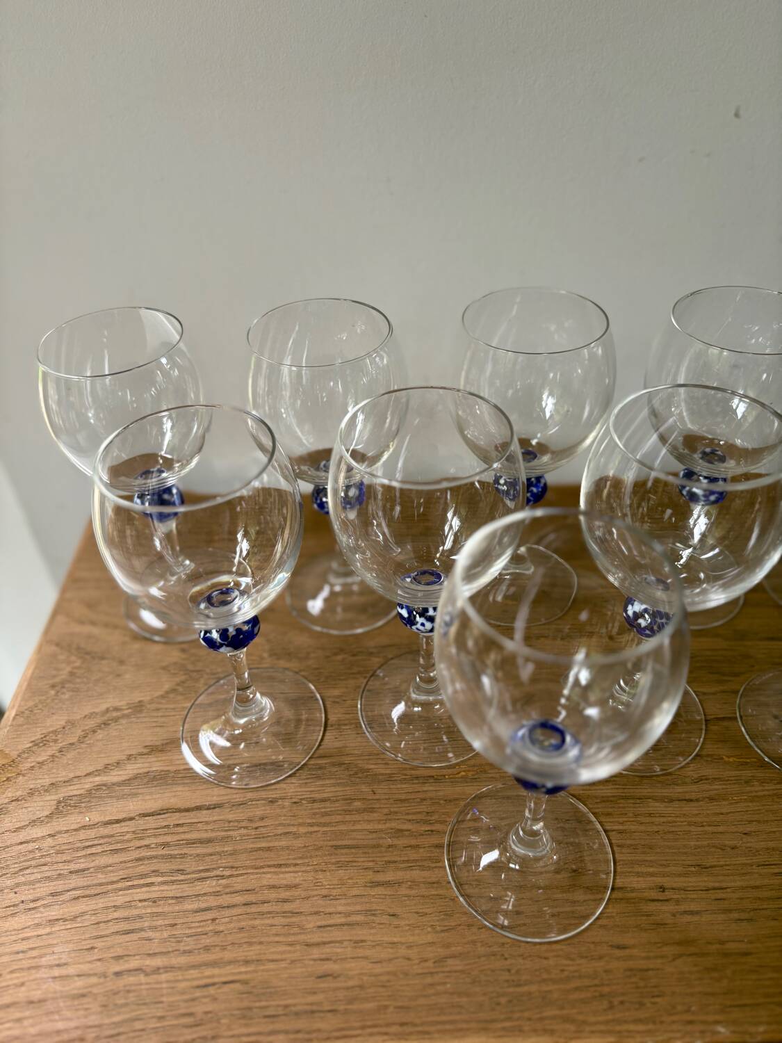 Set of 10 Luminarc Louisiana wine glasses