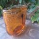 Bubble glass vase