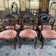 Suite de 6 chaises louis philippe en palissandre