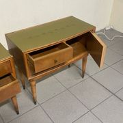 Commodini Mid-Century moderni in stile italiano, anni '50, set di 2