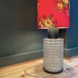 Floor lamp with floral shade 70