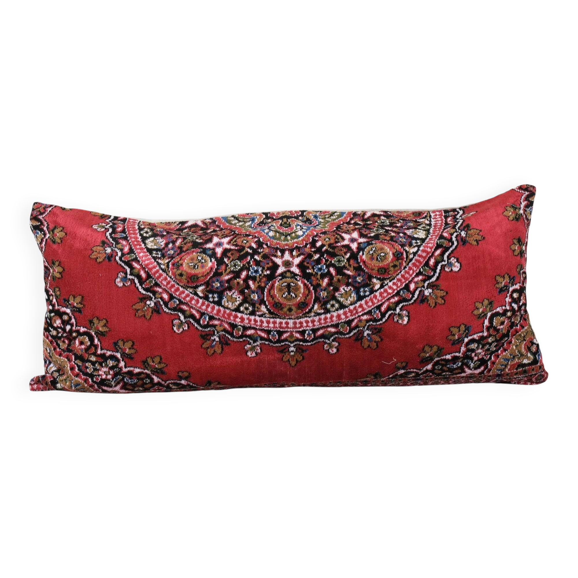 Vintage velvet cushion cover 46x97 cm