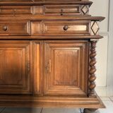 Buffet 2 corps, style louis xiii, xviième siècle