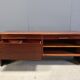 Rosewood Credenza With Vertical Tambour Doors by Dyrlund, 1960s