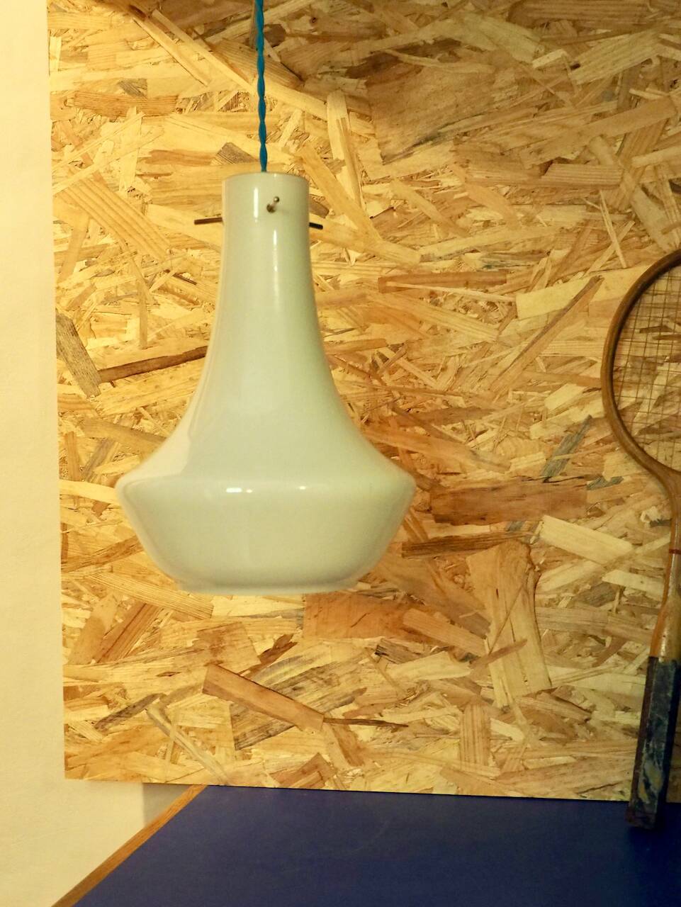JOY white opaline pendant light