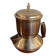 Antique TASSUNIC Teapot Silver Metal + Wooden Handle United France Vintage