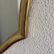 Vintage mirror 1960s Belgian rocaille style gilded wood - 61 x 49 cm