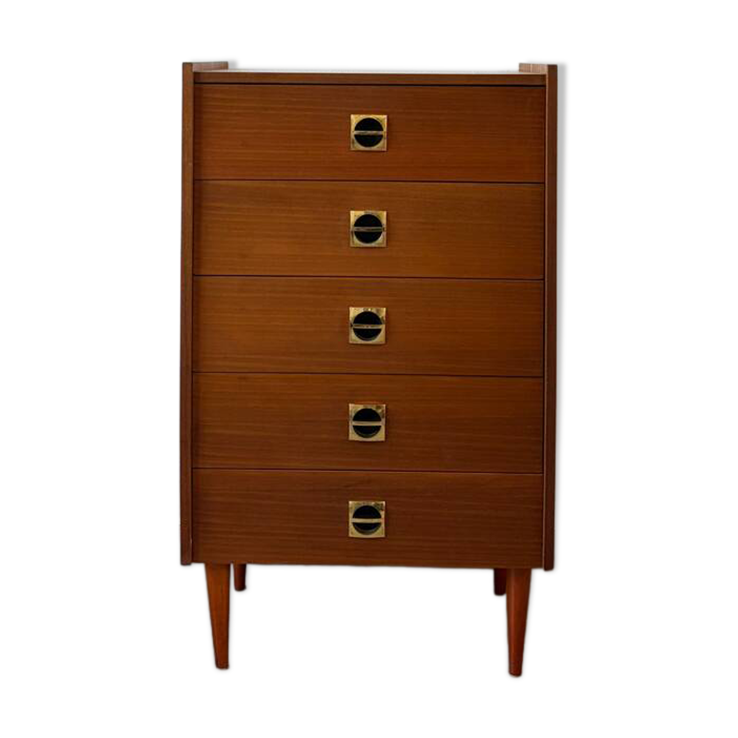 Vintage teak chest of drawers/commode