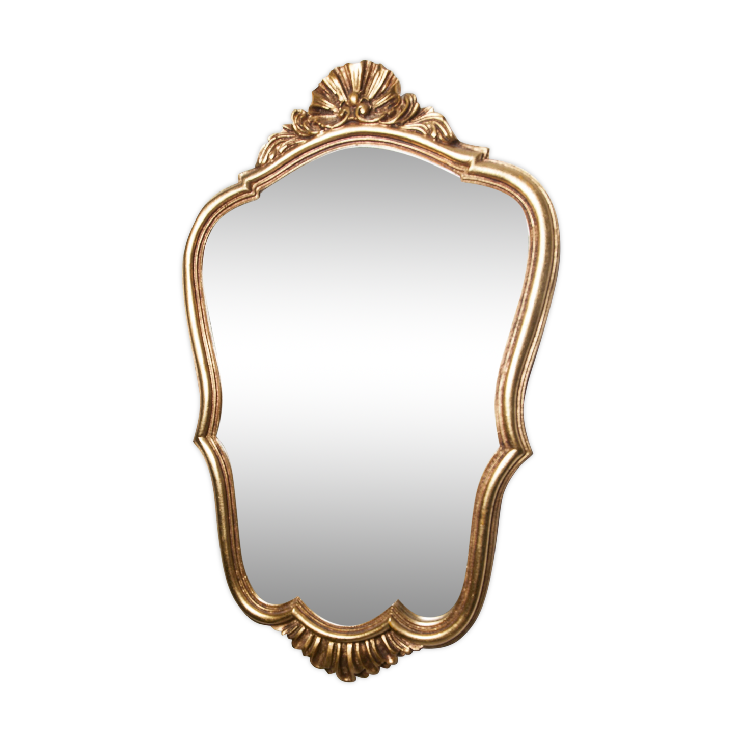 Golden mirror style Louis XV 30x46cm