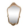 Miroir doré style Louis XV 30x46cm