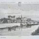 Pau, Pyrénées-Atlantiques, printed illustration from 1883.