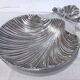 Silver-plated shell / St-Jacques catchall / Silver-plated