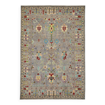 Turkish Handknotted Wool Oushak Rug 164 cm x 236 cm