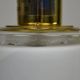 Large Glass Table Lamp by Hannelore Dreutler/Studio Åhus for Ateljé Lyktan, signed and dated 1981