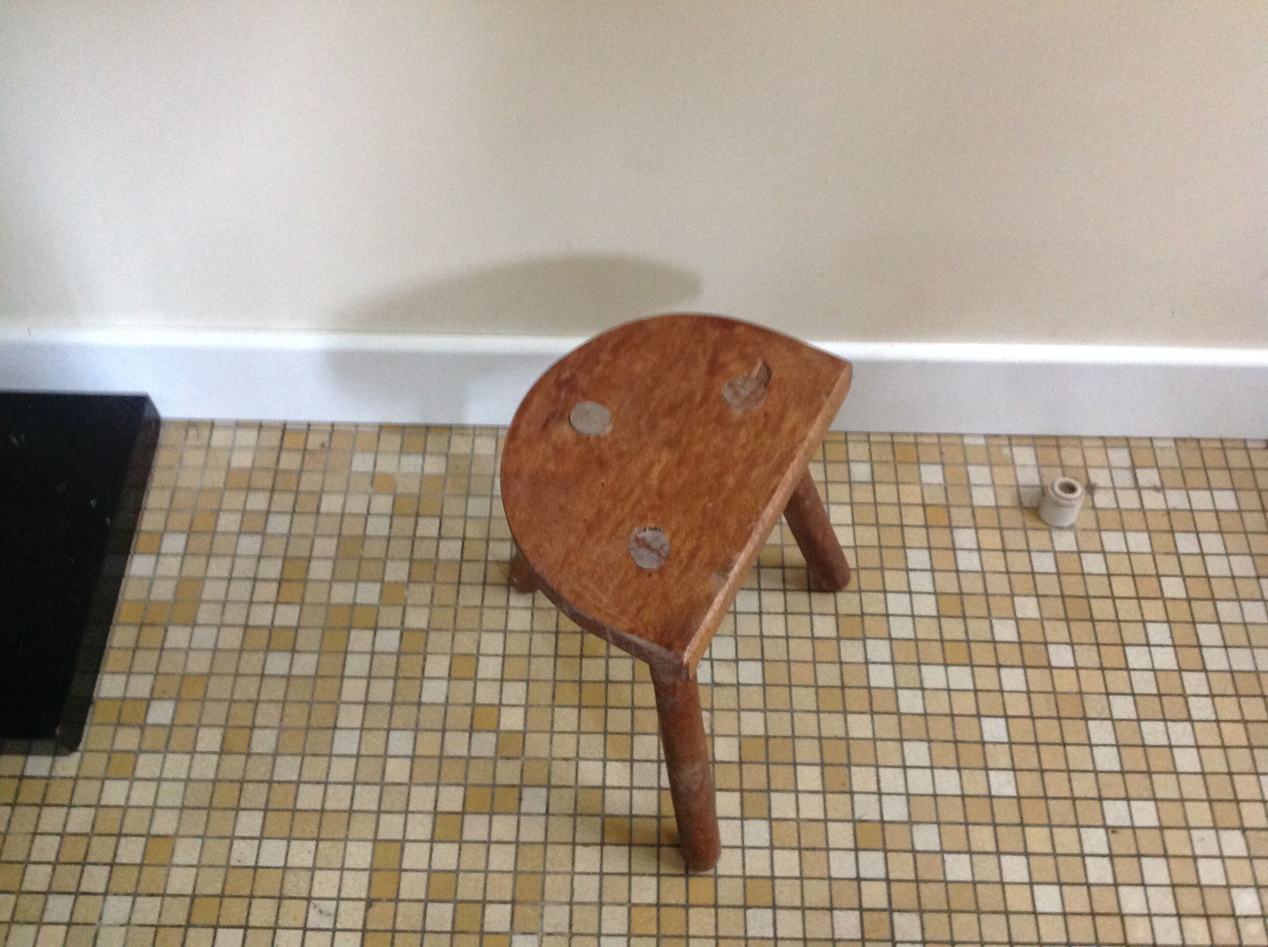 Cowhide stool