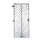 Art Deco wrought iron grill door 200x88cm