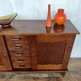 René Gabriel oak sideboard 1950 vintage design