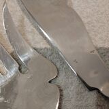 Ercuis Valencay pattern 2-piece silver-plated fish serving set