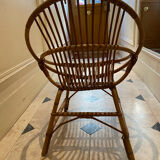 Rattan armchairs