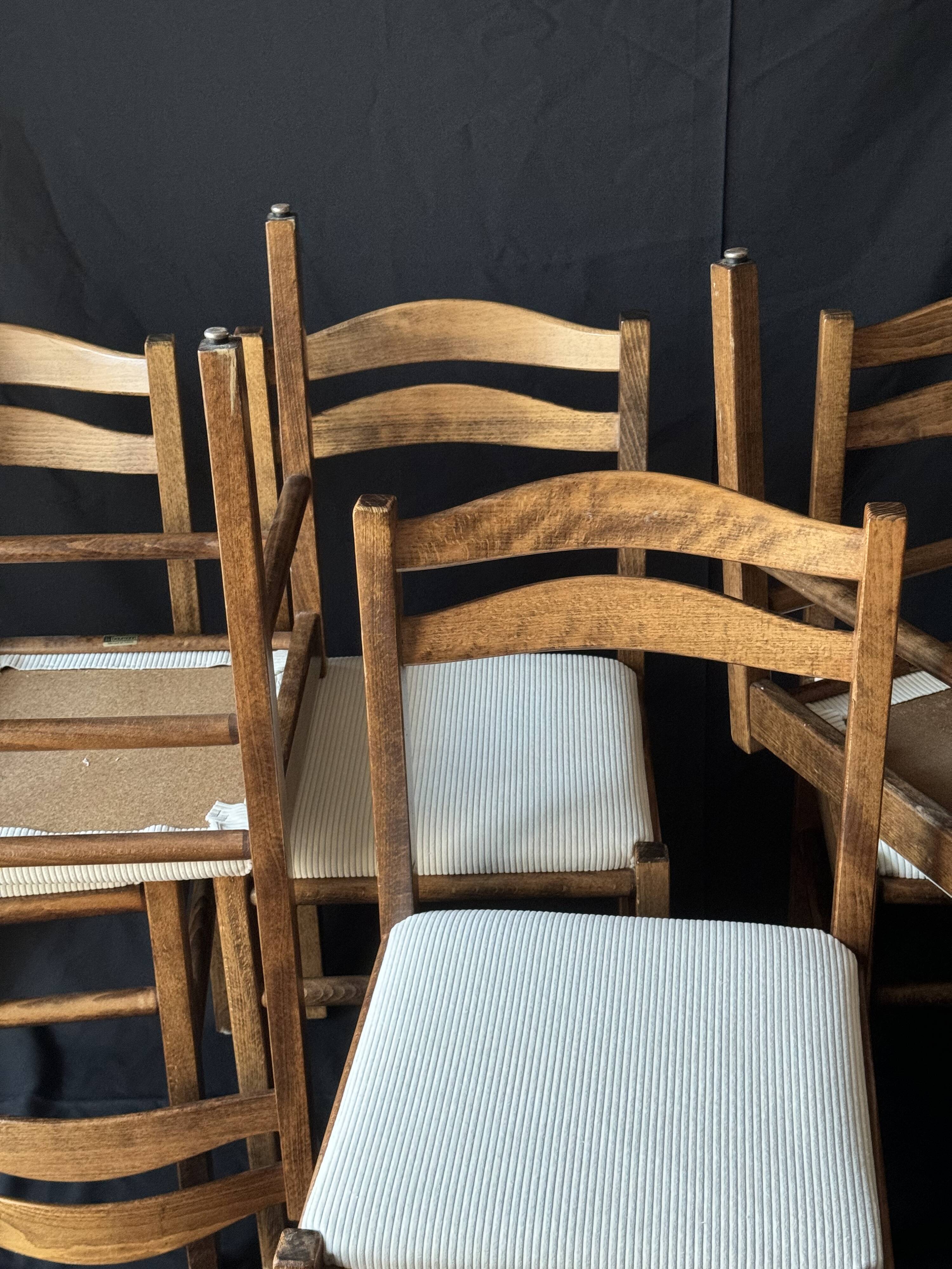 Set of 6 Baumann chairs