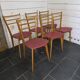 6 chaises vintage années 60