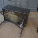 Factory trolley in polished metal 1950