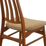 Set van 4 teak deense Vamdrup eetkamerstoelen 'Rudbol'