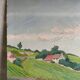 Painting oil landscape countryside 1935