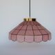 Suspension vintage en nacre rose