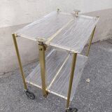 Vintage plexi serving trolley