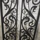 Wrought iron grille from the early 20th century Art Deco / Art Nouveau