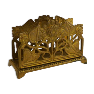 Art Nouveau style letter holders