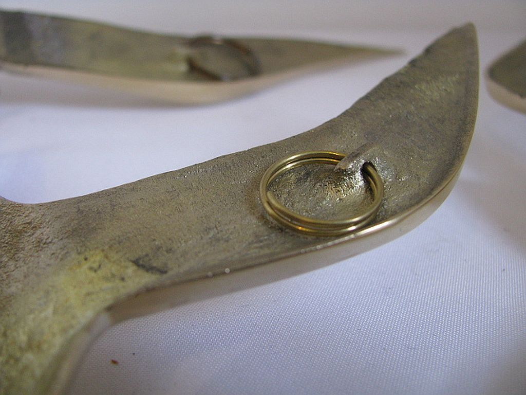 Wall Decoration Set 3 X Seagull / Swallow / Bird. Brass 70 / 80s