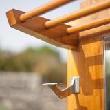 Porte-manteau art déco, porte-manteau bois, vestiaire, meuble hall d'entrée