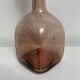 Bottle decanter in bubbled blown purple glass glassware from Biot