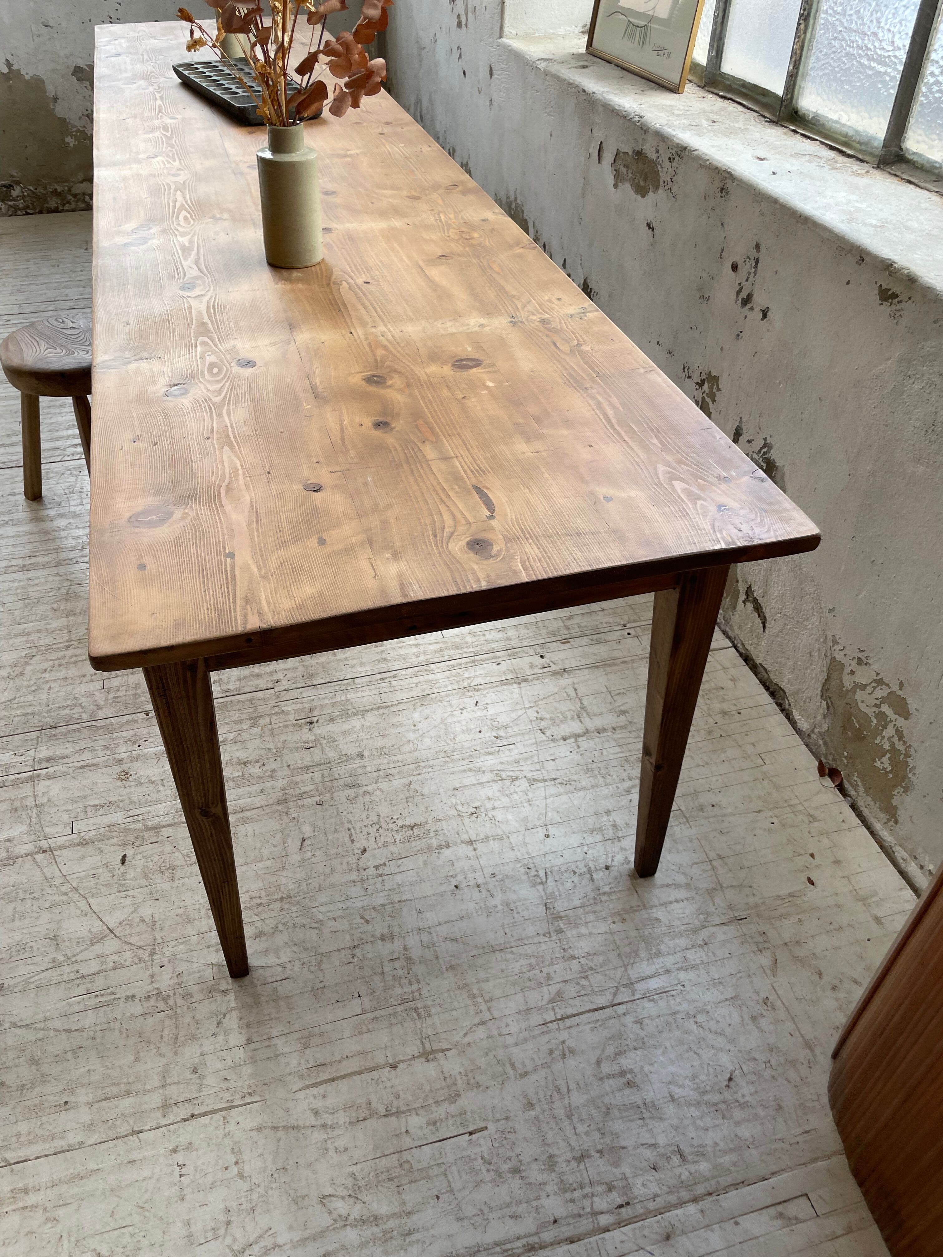 Xxl pine farmhouse table 338cm
