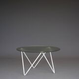 Table basse ronde minimaliste hollandaise. Années 1950